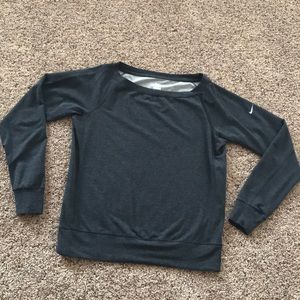 NIKE Dri-Fit Boat Neck Pullover Sweater